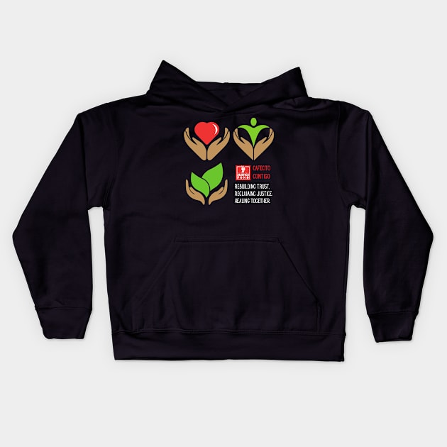 Cafecito Contigo Kids Hoodie by OCJF